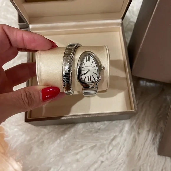 BVLGARI Tubogas Serpenti Stainless Steel Watch - Picture 5 of 11